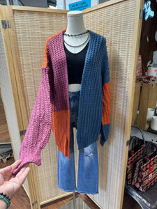 Colorblock Cardigan