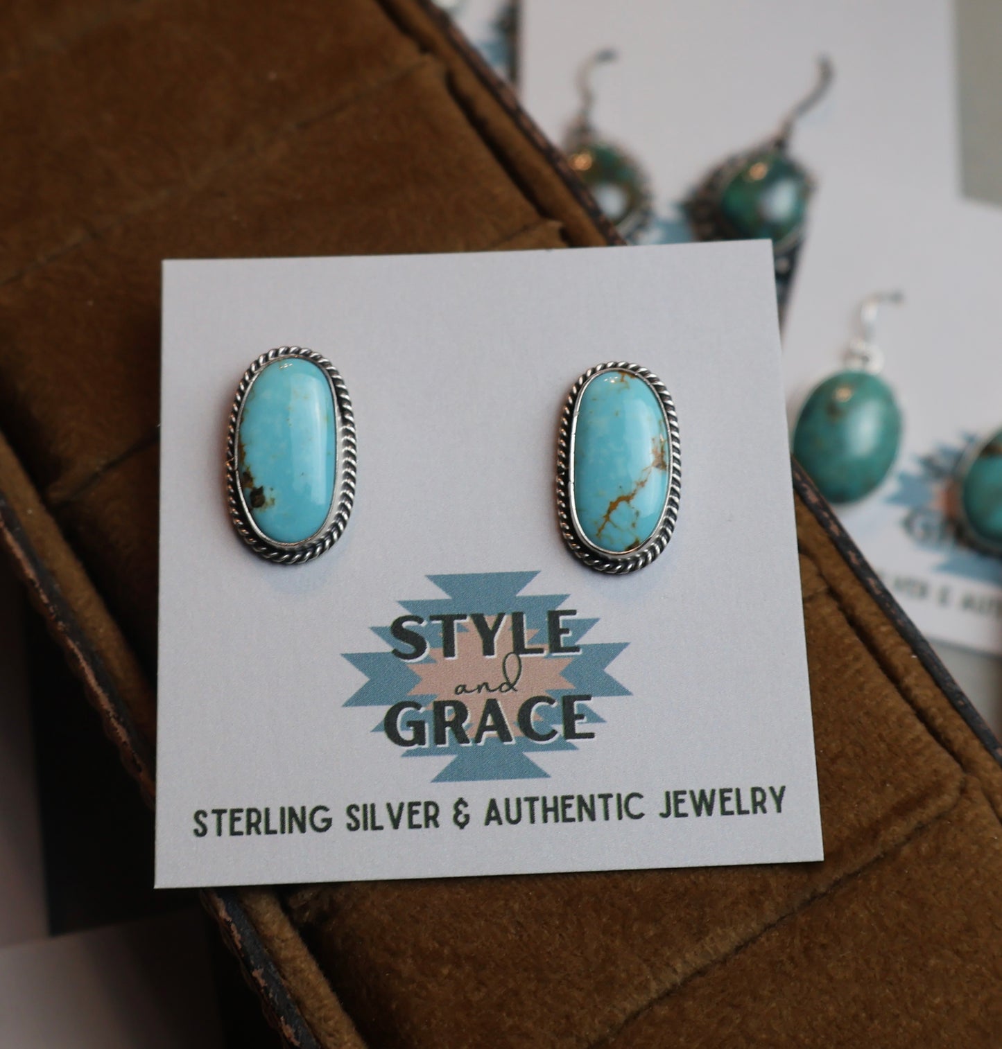 Kingman Bean Earrings