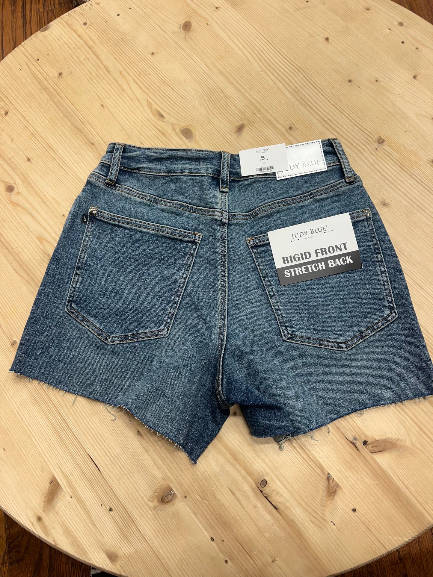 Studded Denim Shorts