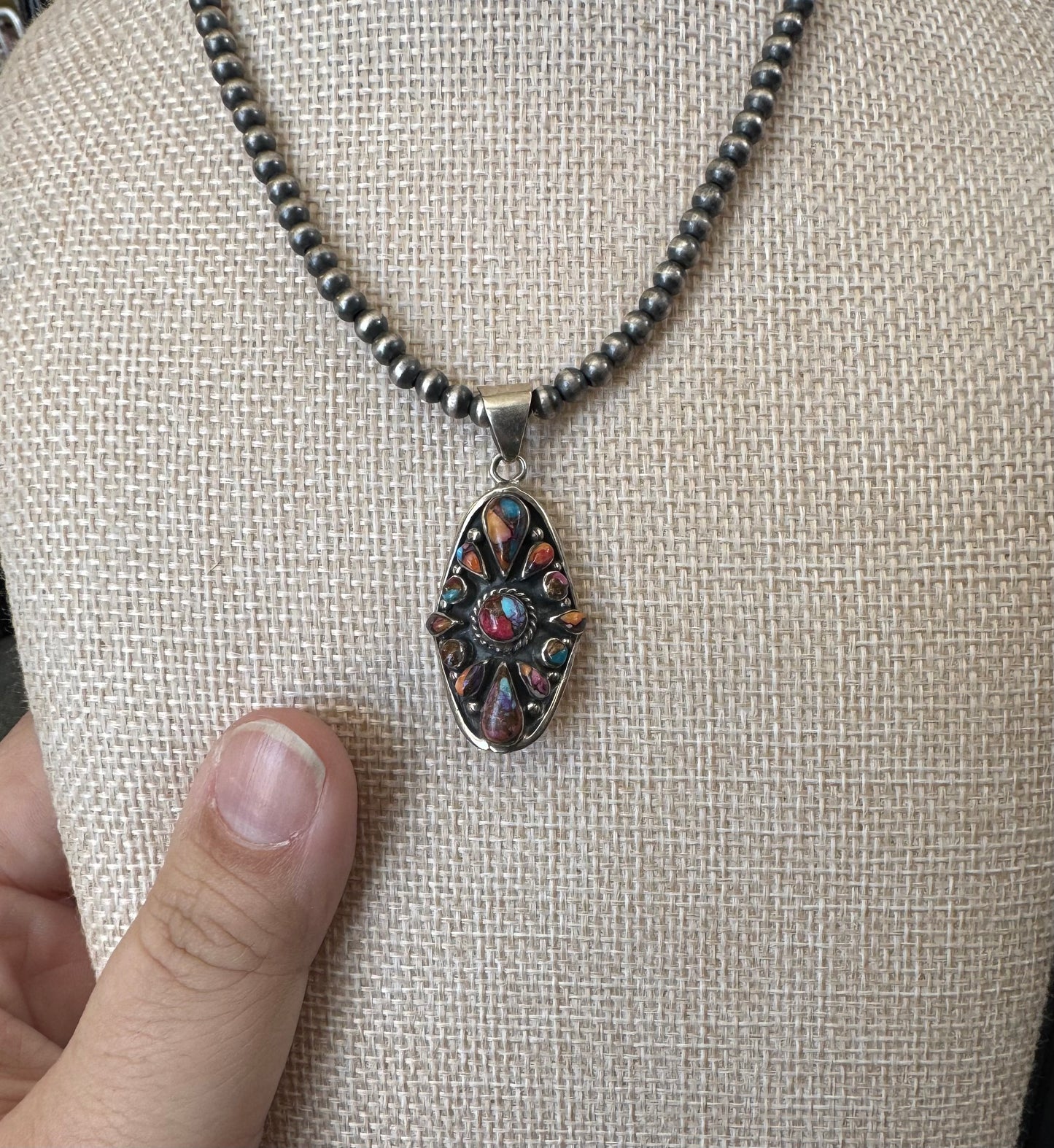 Small Dahlia Cluster Pendant