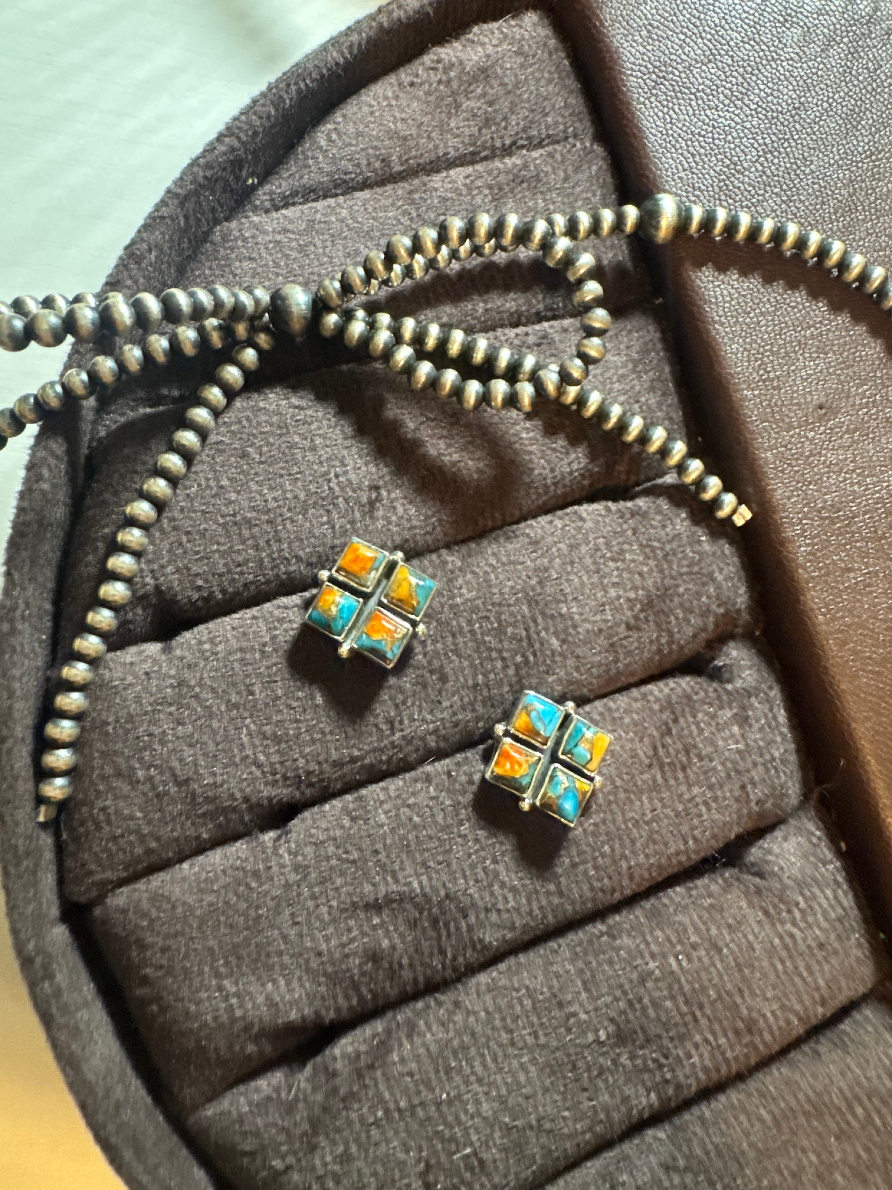 Spice Square Earrings