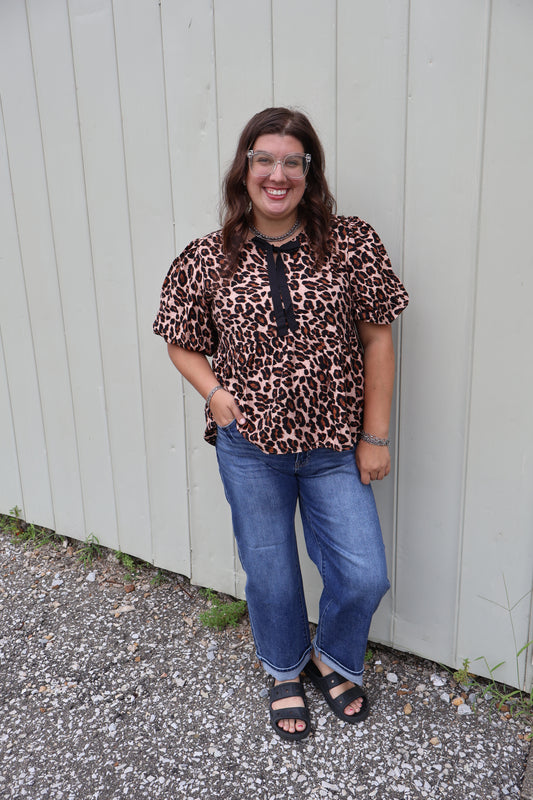 Cheetah Print Top