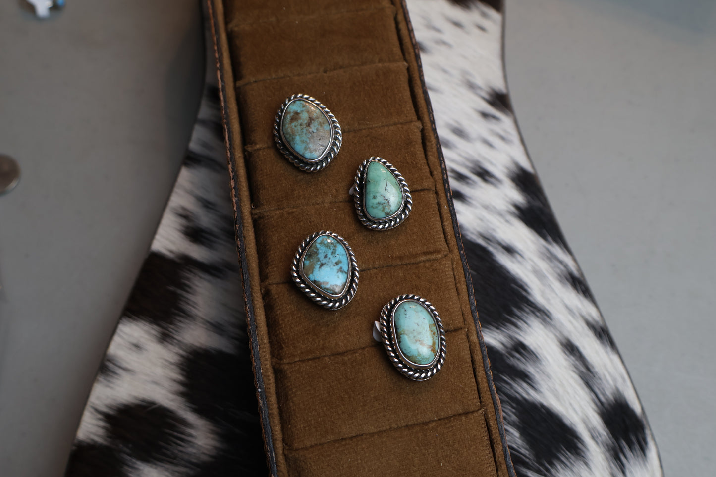 Turquoise Adjustable Rings
