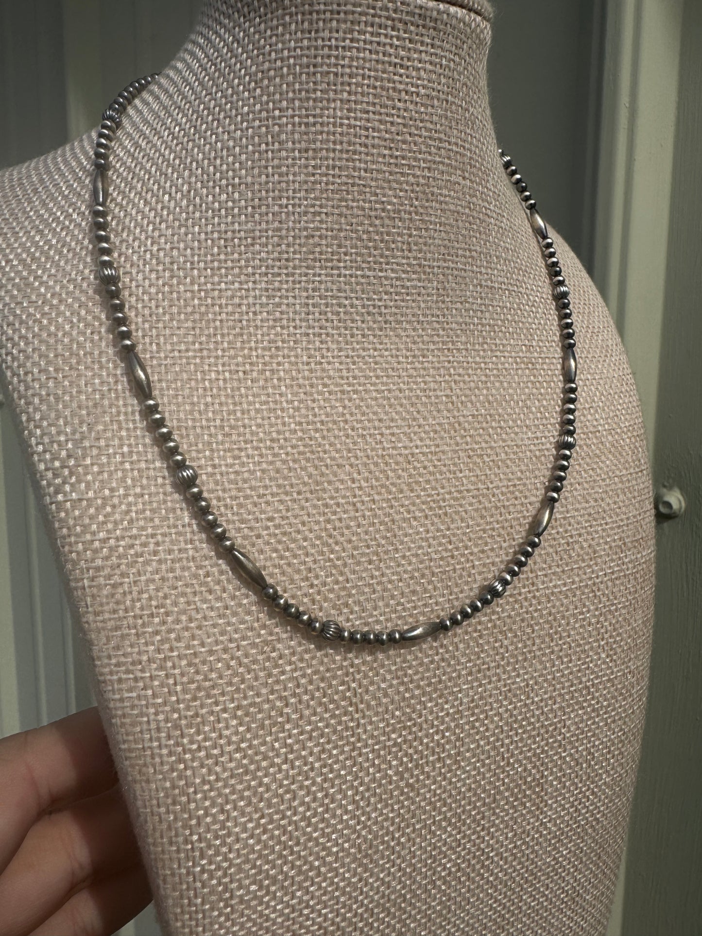 Mini Torpedo + Corrugated Necklace