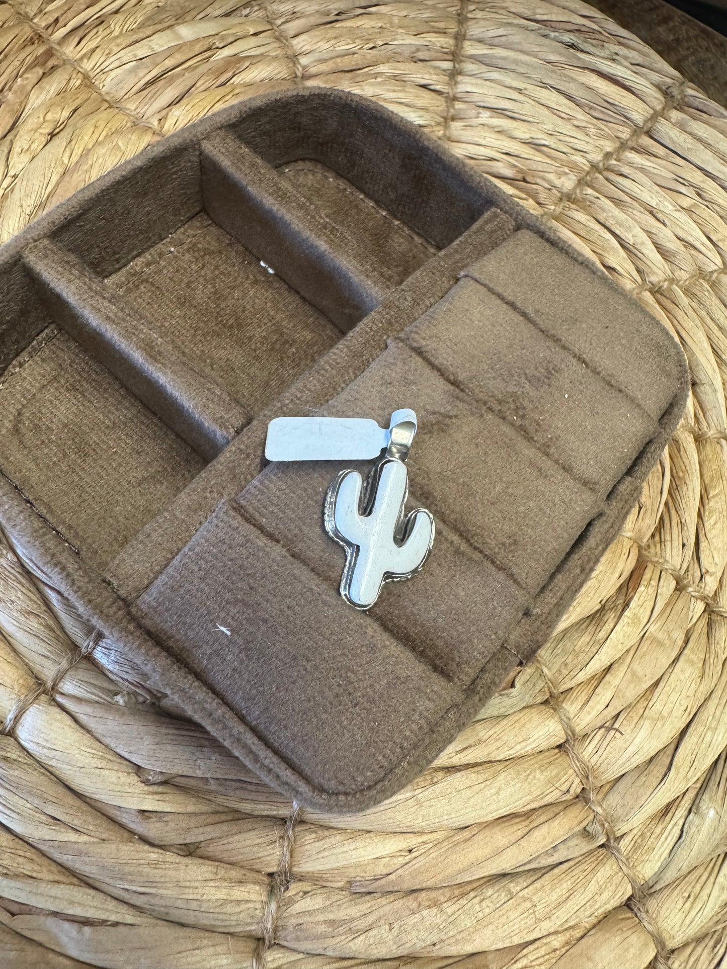 Bone Cactus Pendant