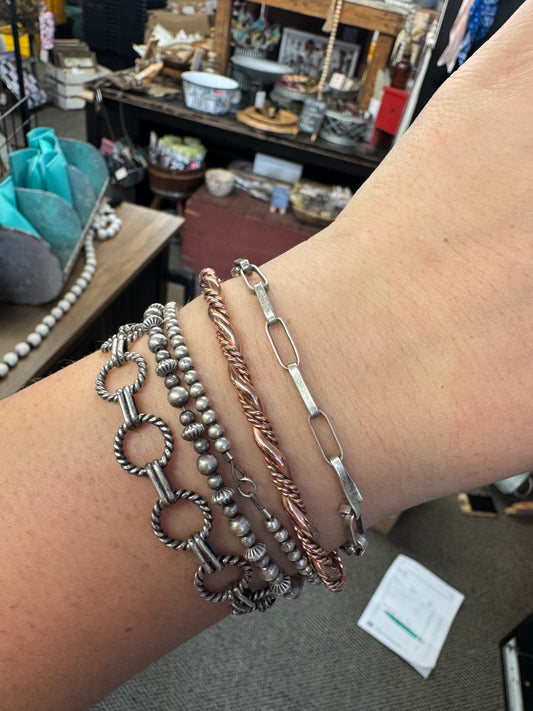 Copper Twist Cuff