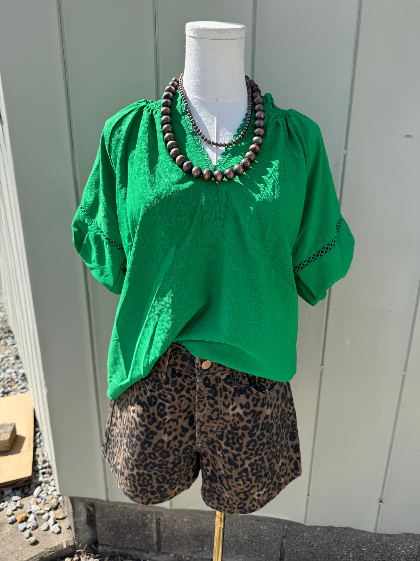 Cheetah print shorts
