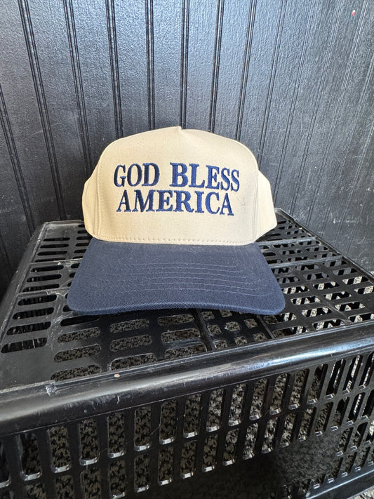 God Bless America Trucker Hat