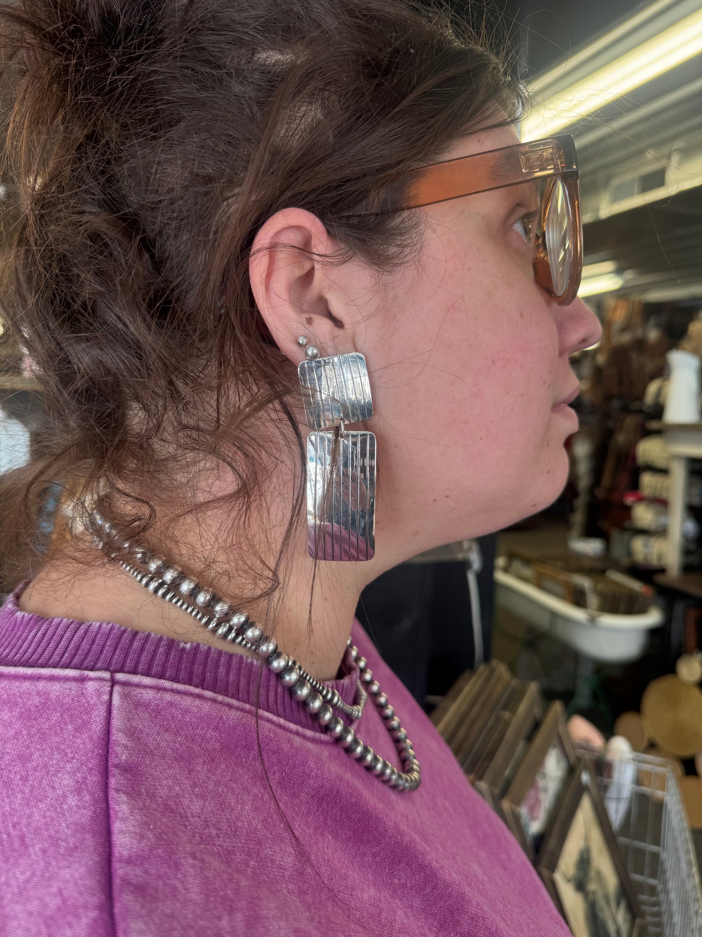 Silver Dangle Earrings