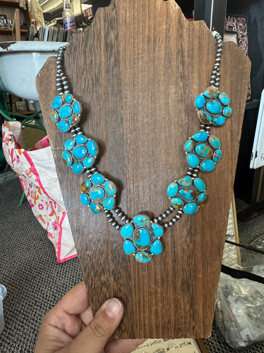 Kingman Cluster Necklace