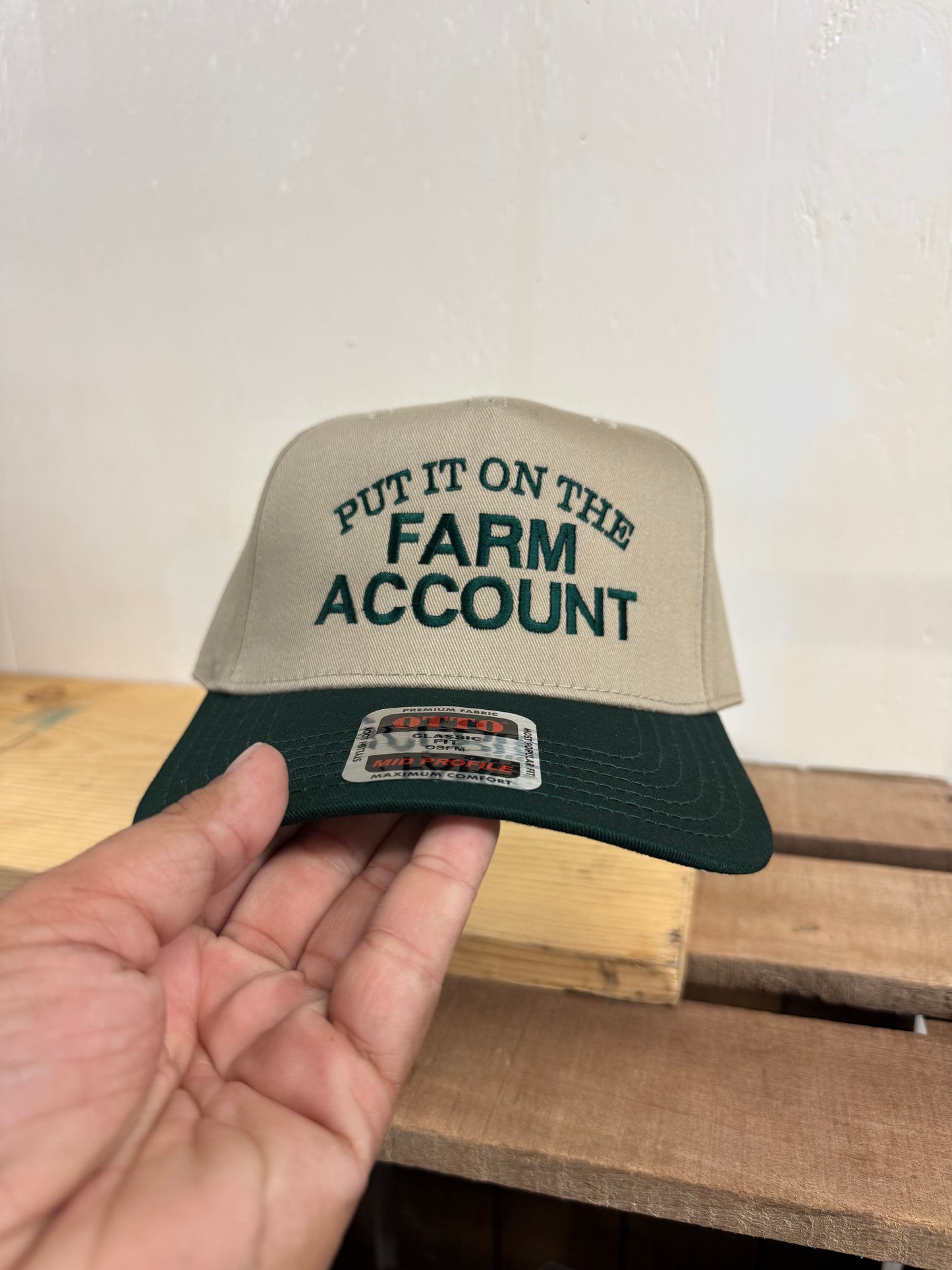Farm Account Embroidered Cap