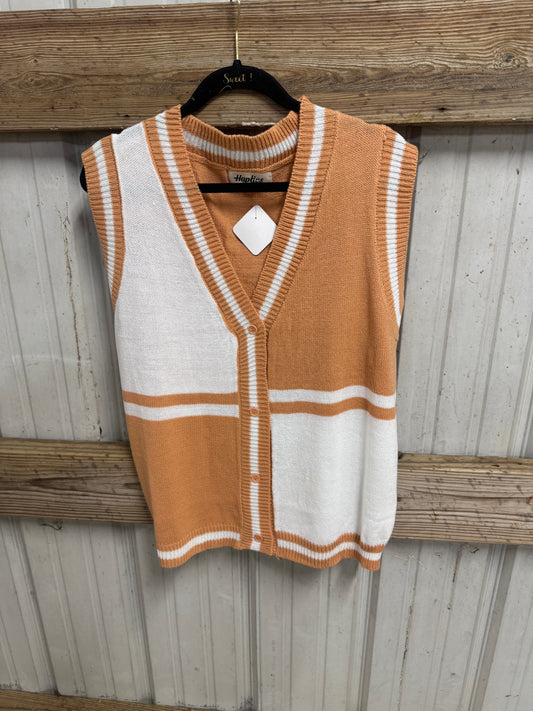 Peach Sweater Vest