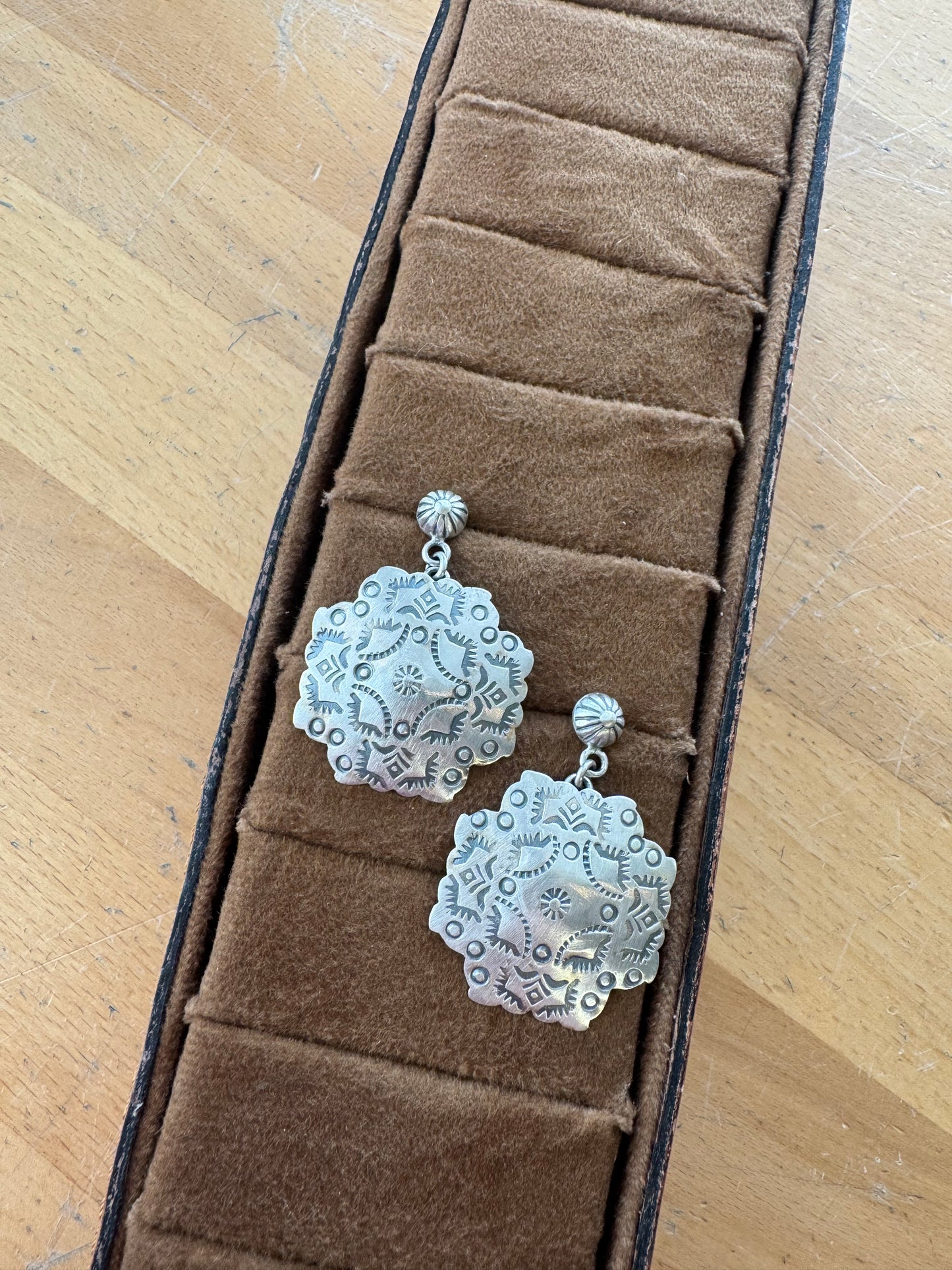 Concho Dangle Earrings