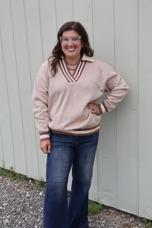 Taupe Cozy Top