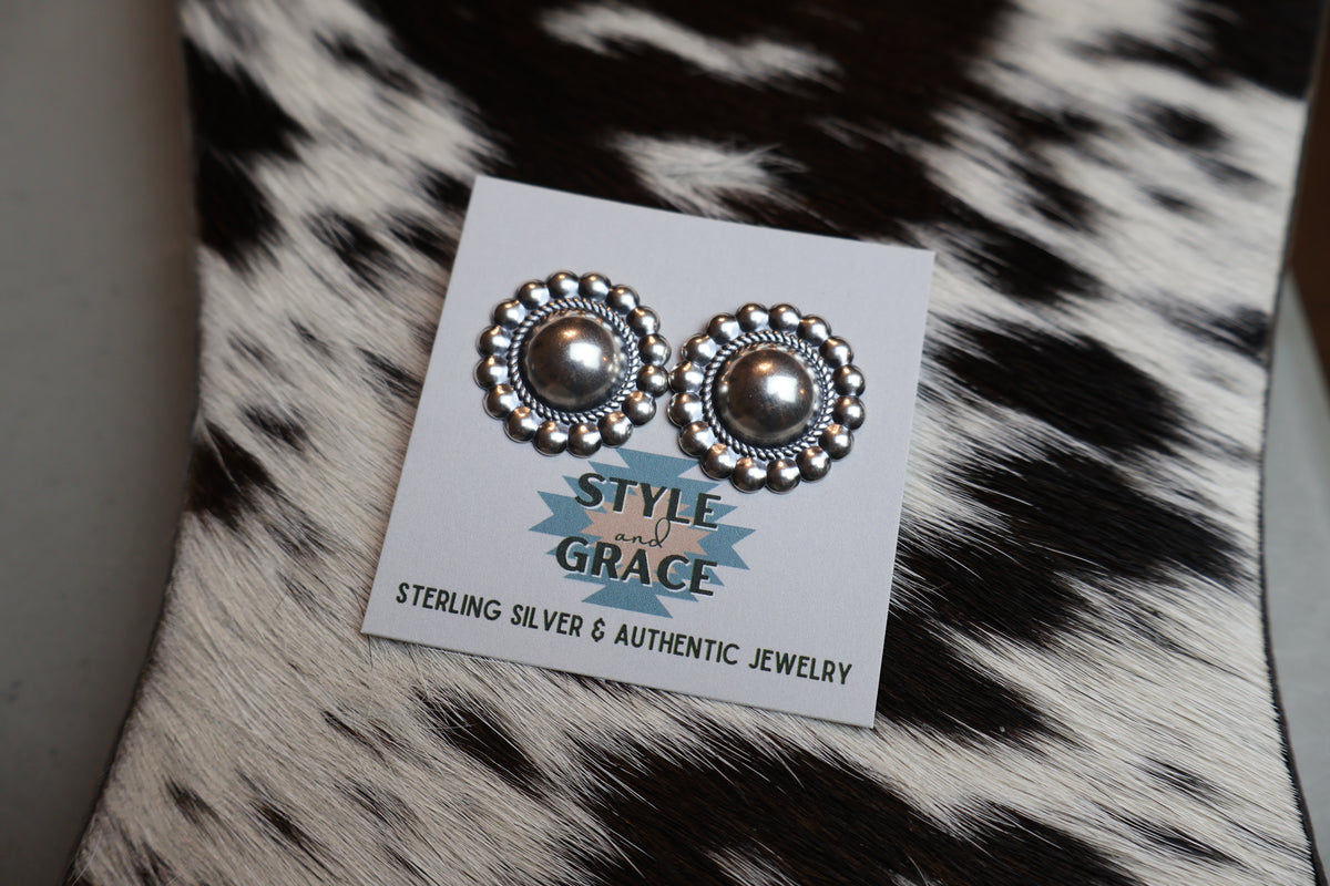Bubble Concho Earrings