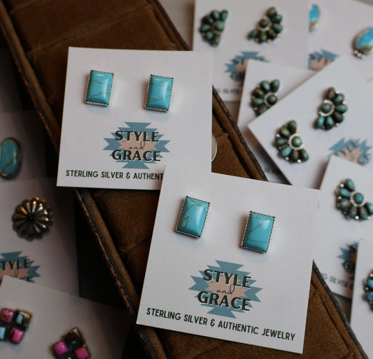 Kingman Rectangle Earrings