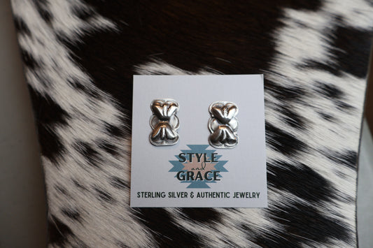 Bow Concho Earrings