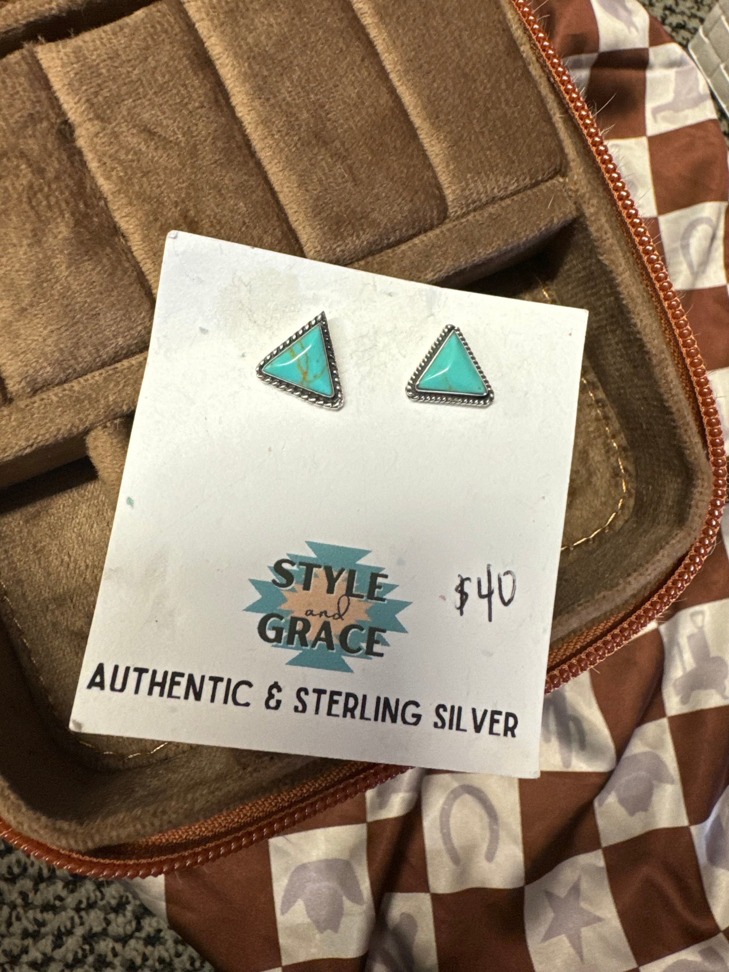 Turquoise Stud Earrings