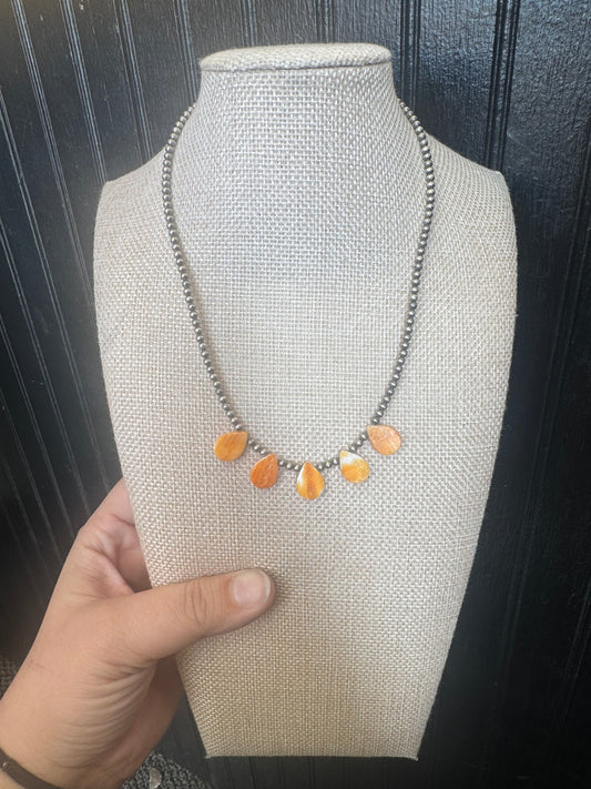 Spiny Teardrop Necklace