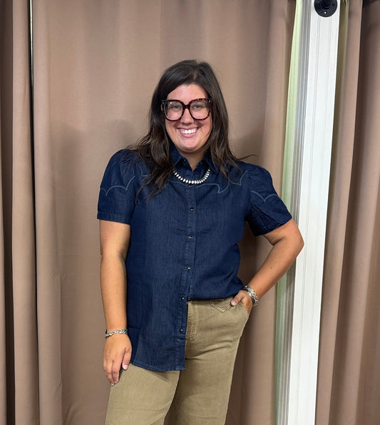 Dark Denim Top