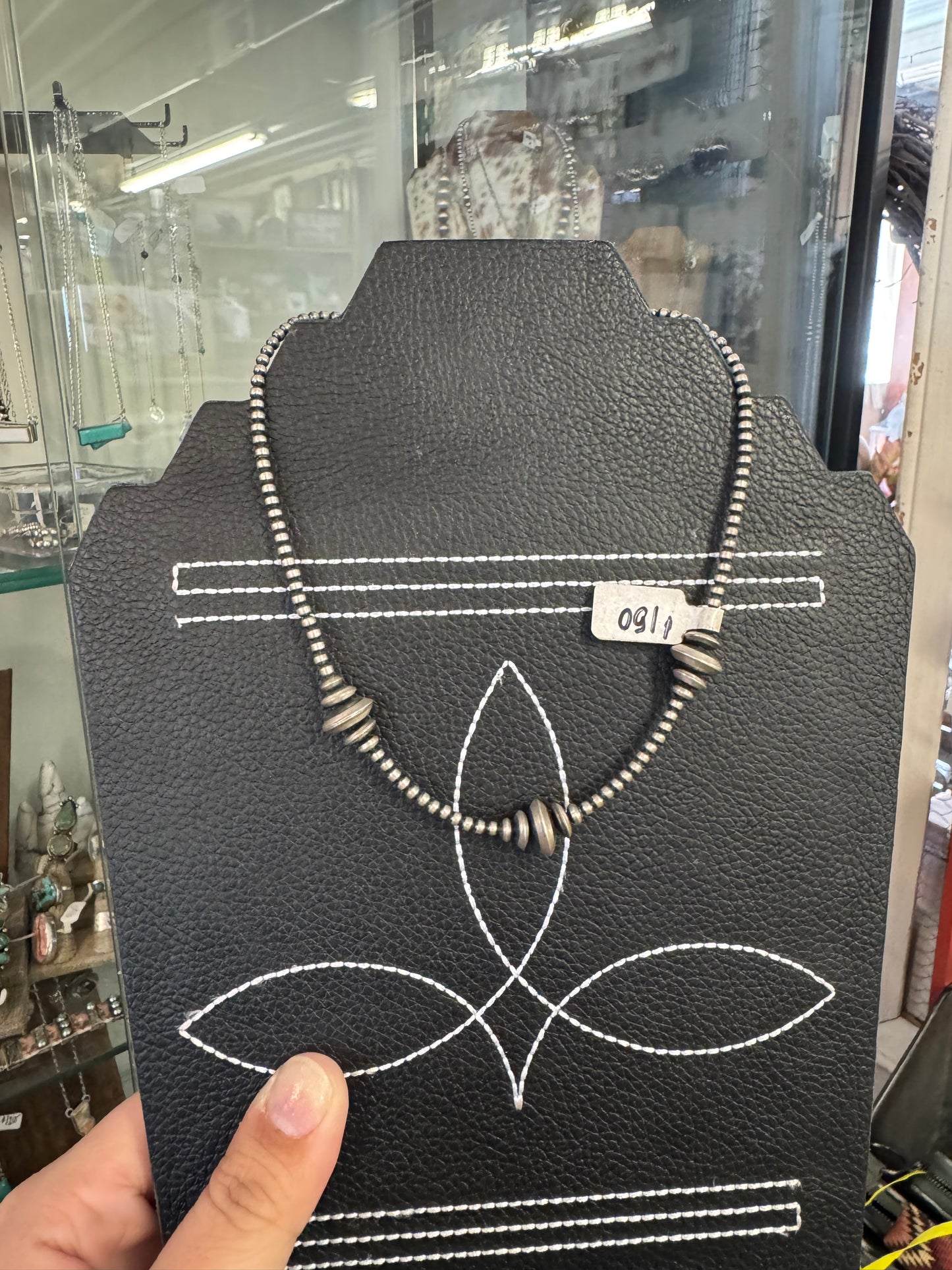 3mm Graduated Saucer Pearl Necklace- 14 Inches