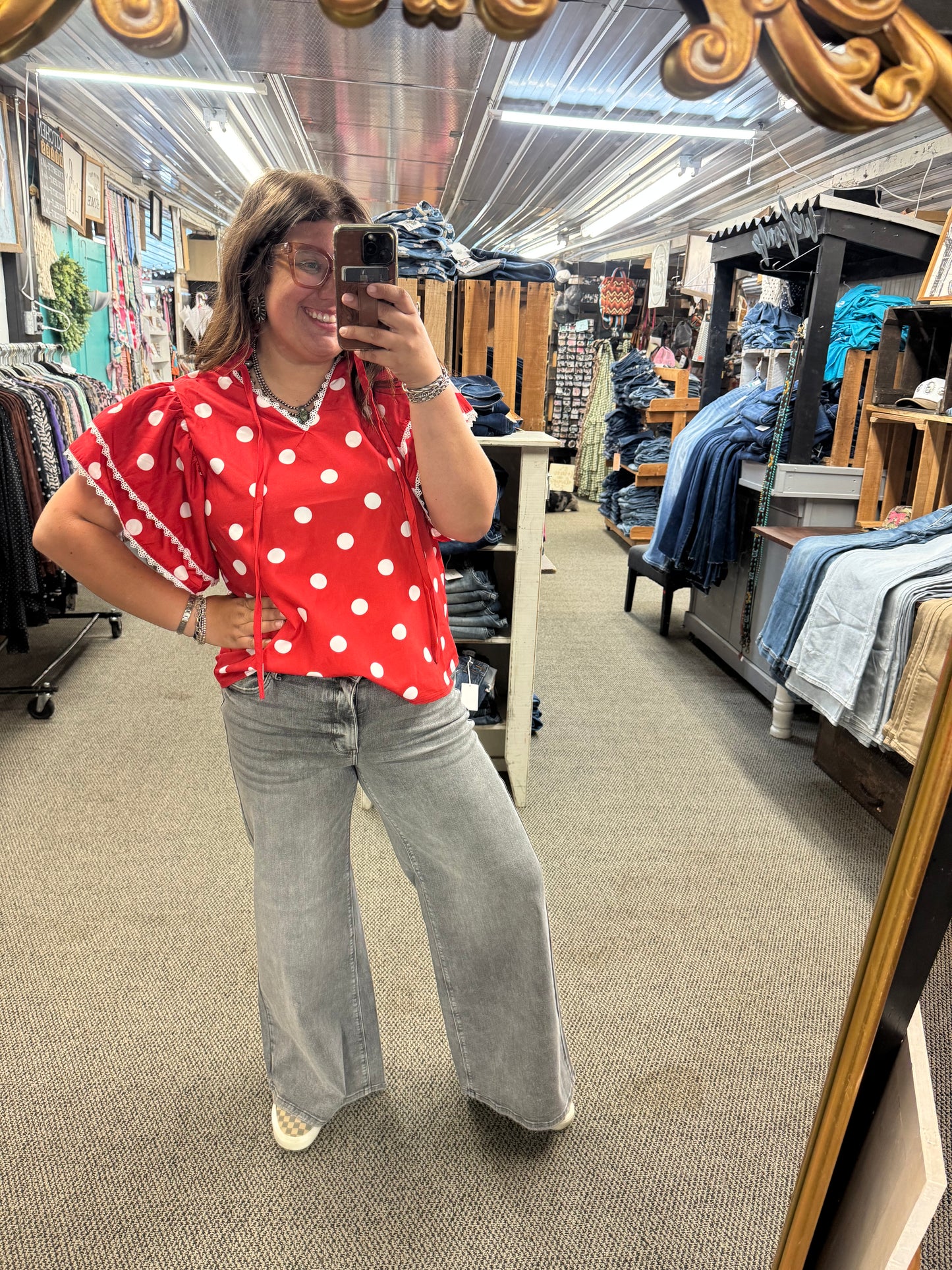 JB Grey Palazzo Jeans