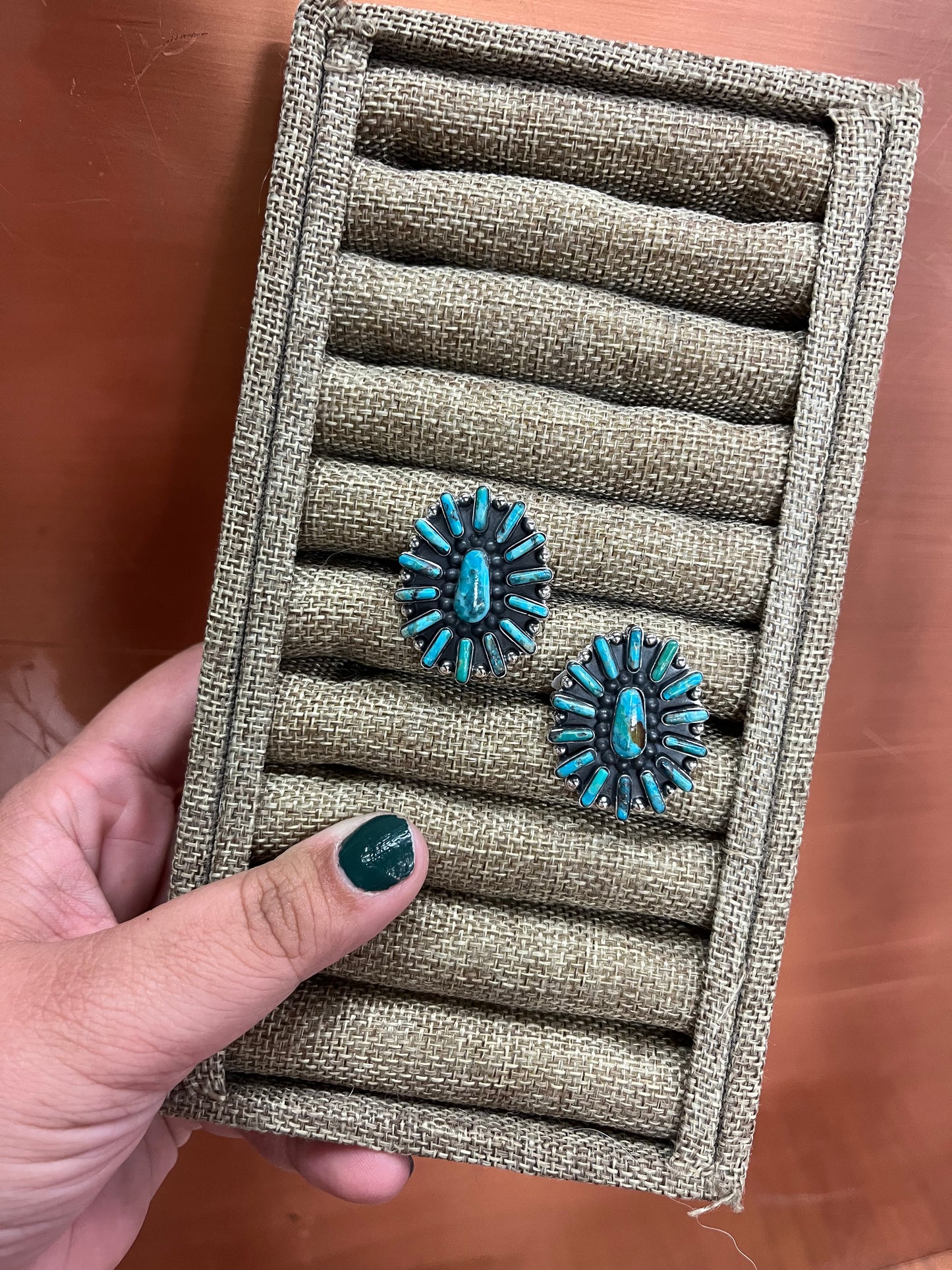 Turquoise Cluster Ring