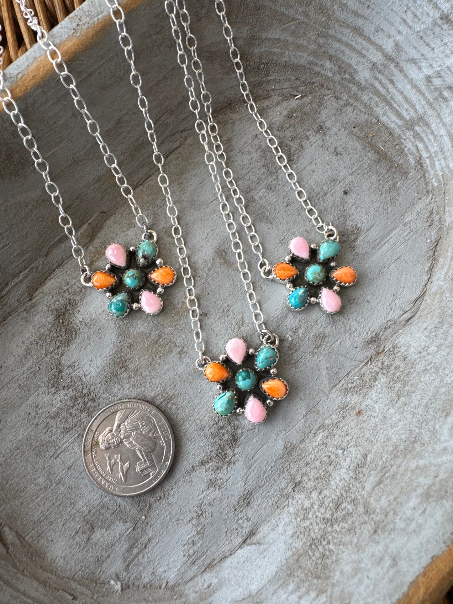 Colorful Flower Necklace