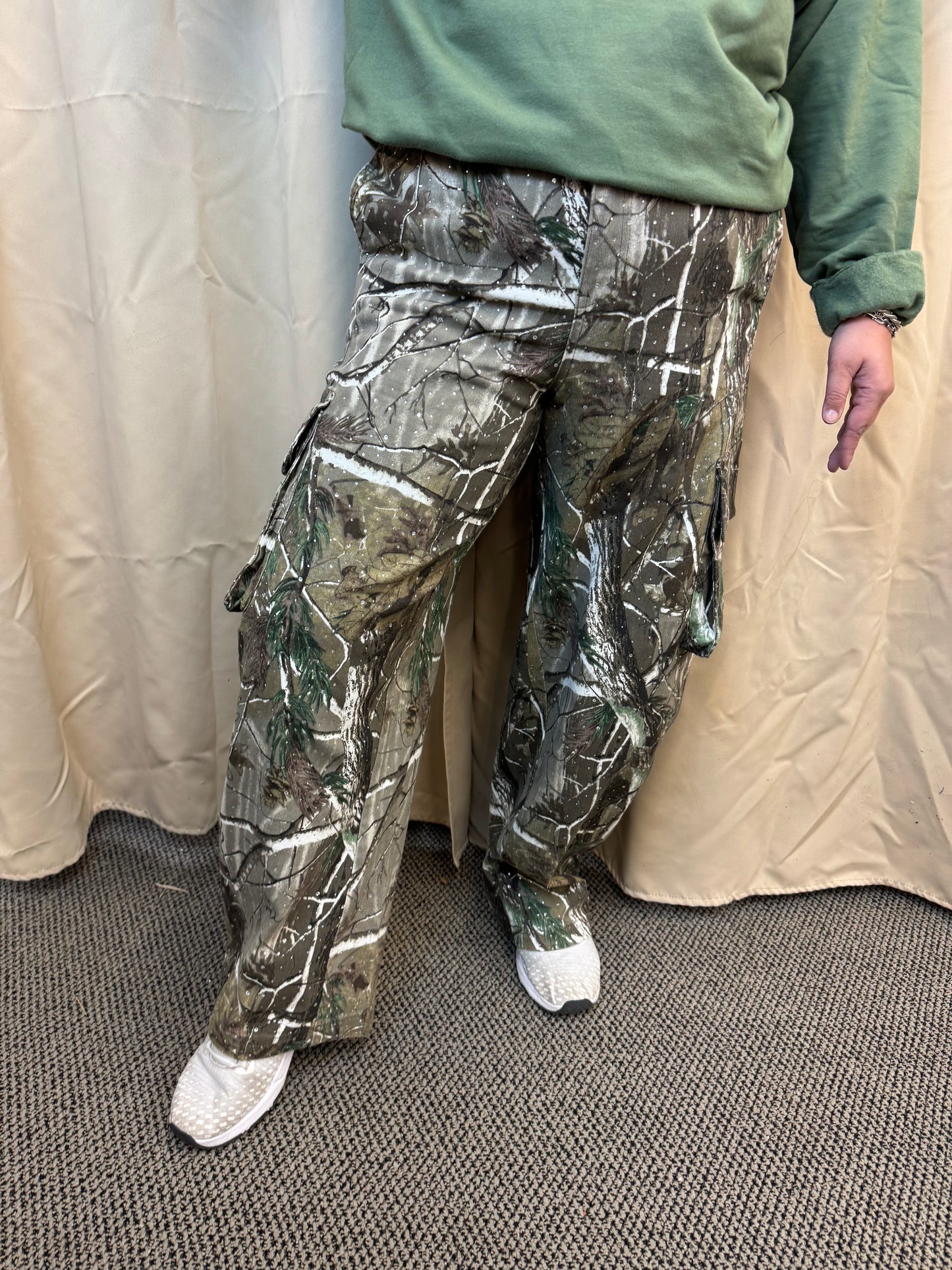 Camo Barrel Jeans