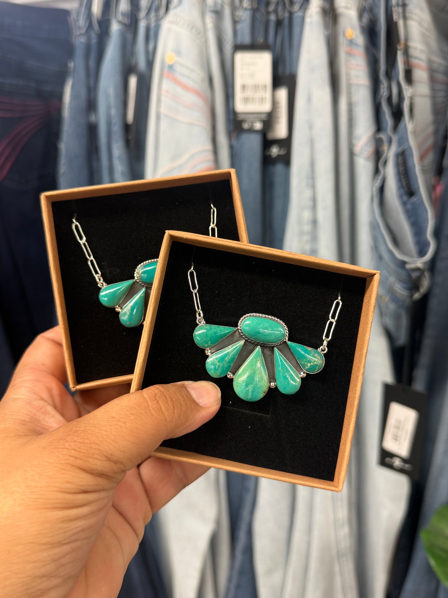 Large Half Cluster Necklace