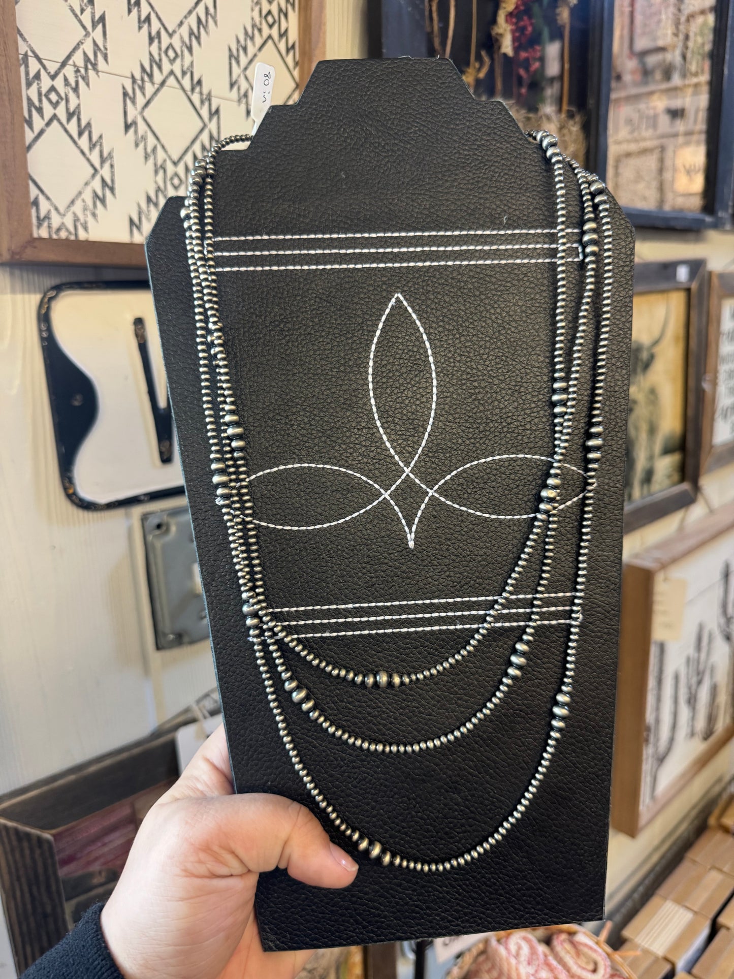 3mm Graduated Pearl Necklace- 80 Inches