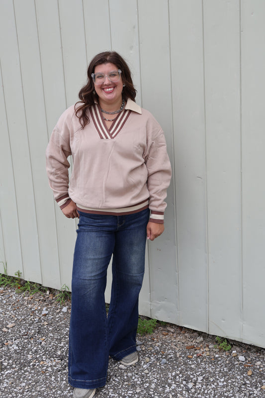 Taupe Cozy Top