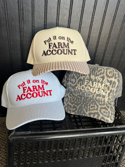 Farm Account Embroidered Cap