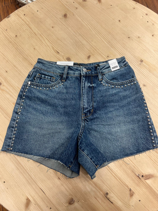 Studded Denim Shorts