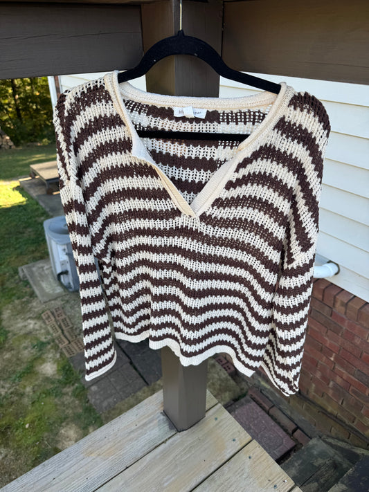 Oatmeal Split Sweater