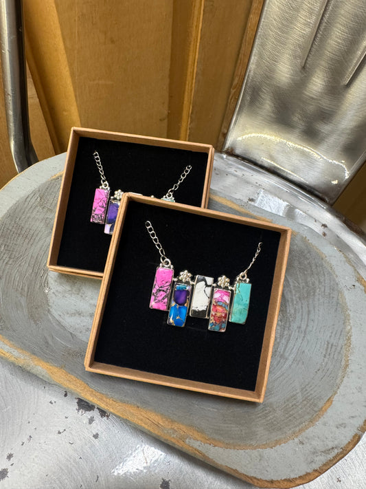 Mixed Bar Necklace
