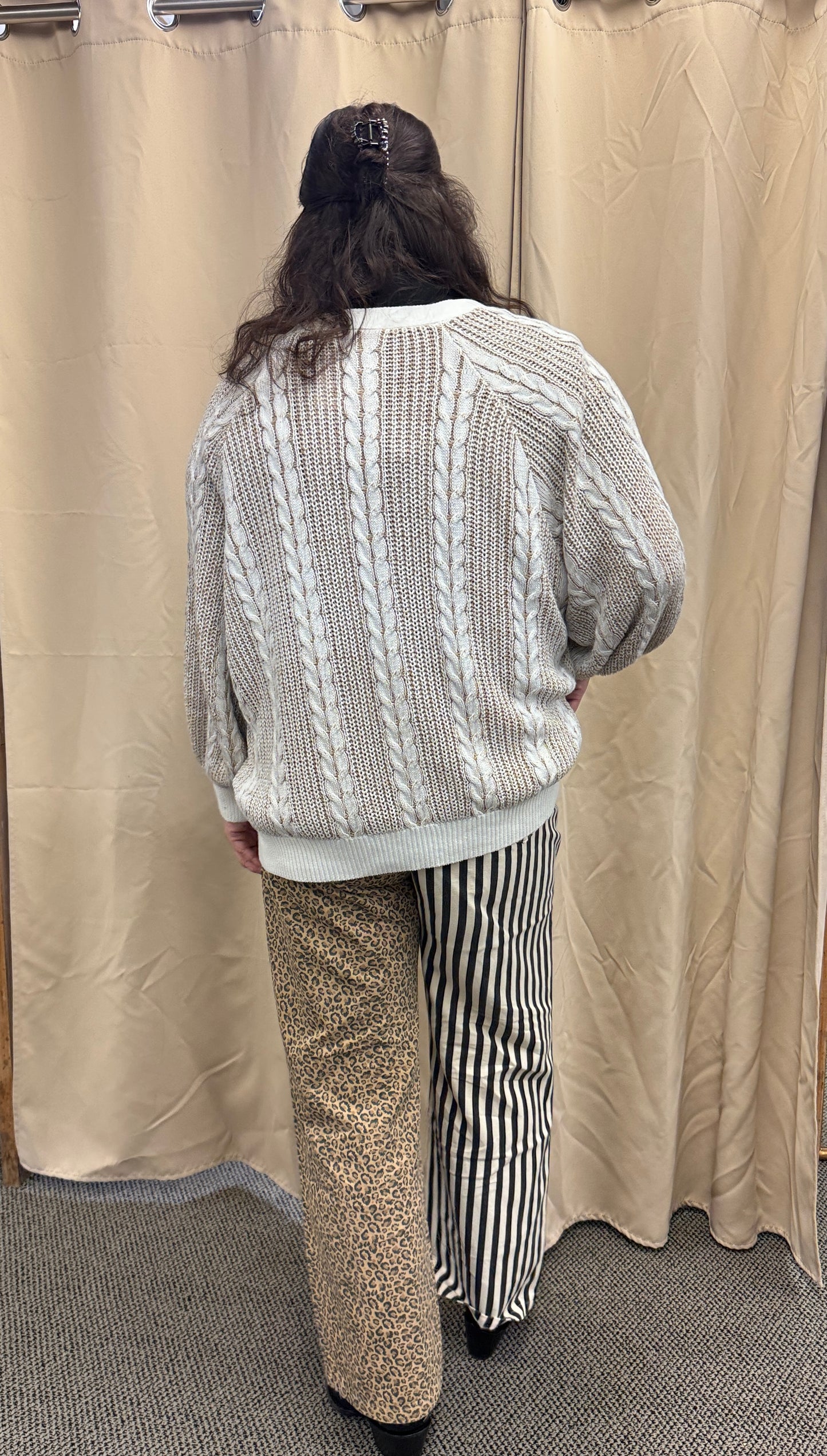 Mixed Pattern Pants