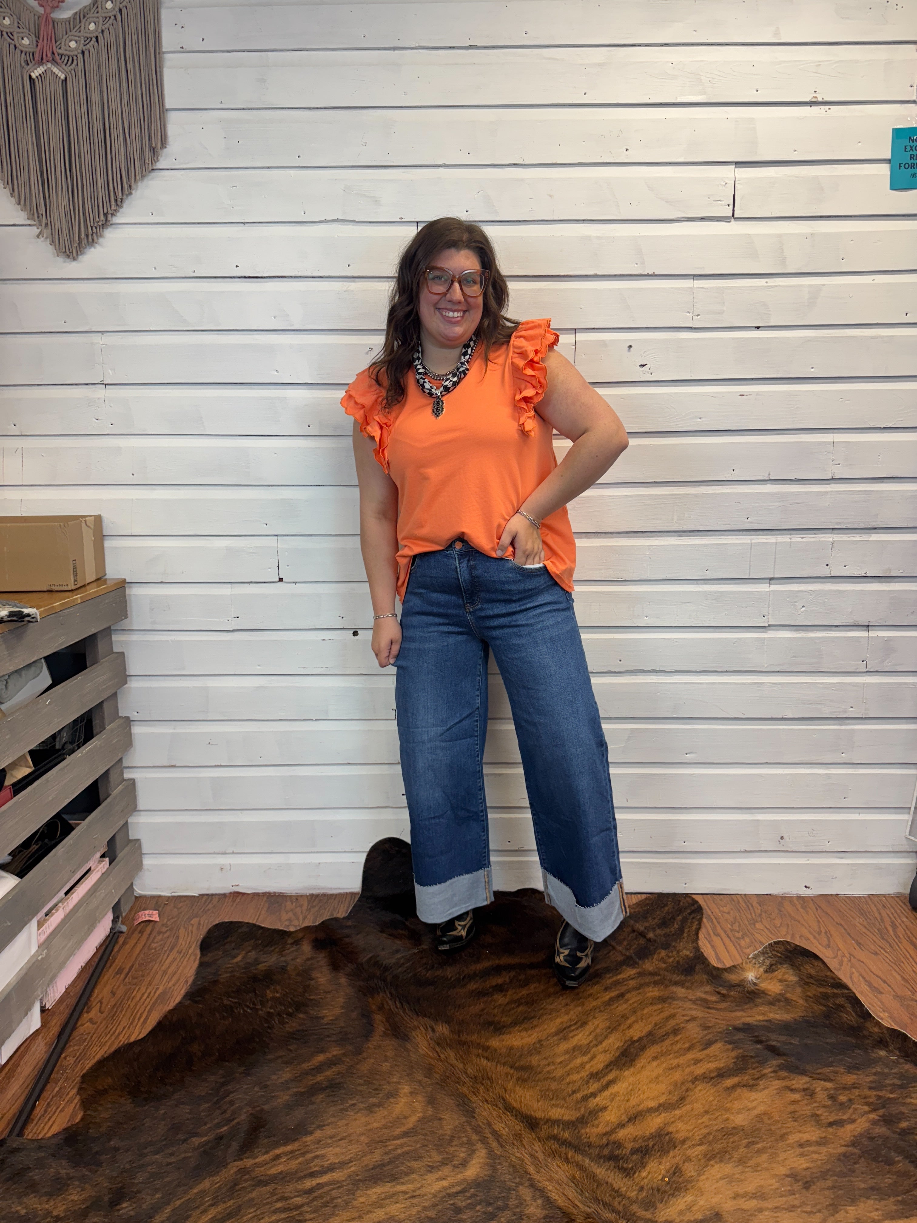 TC Wide Cuff Jeans