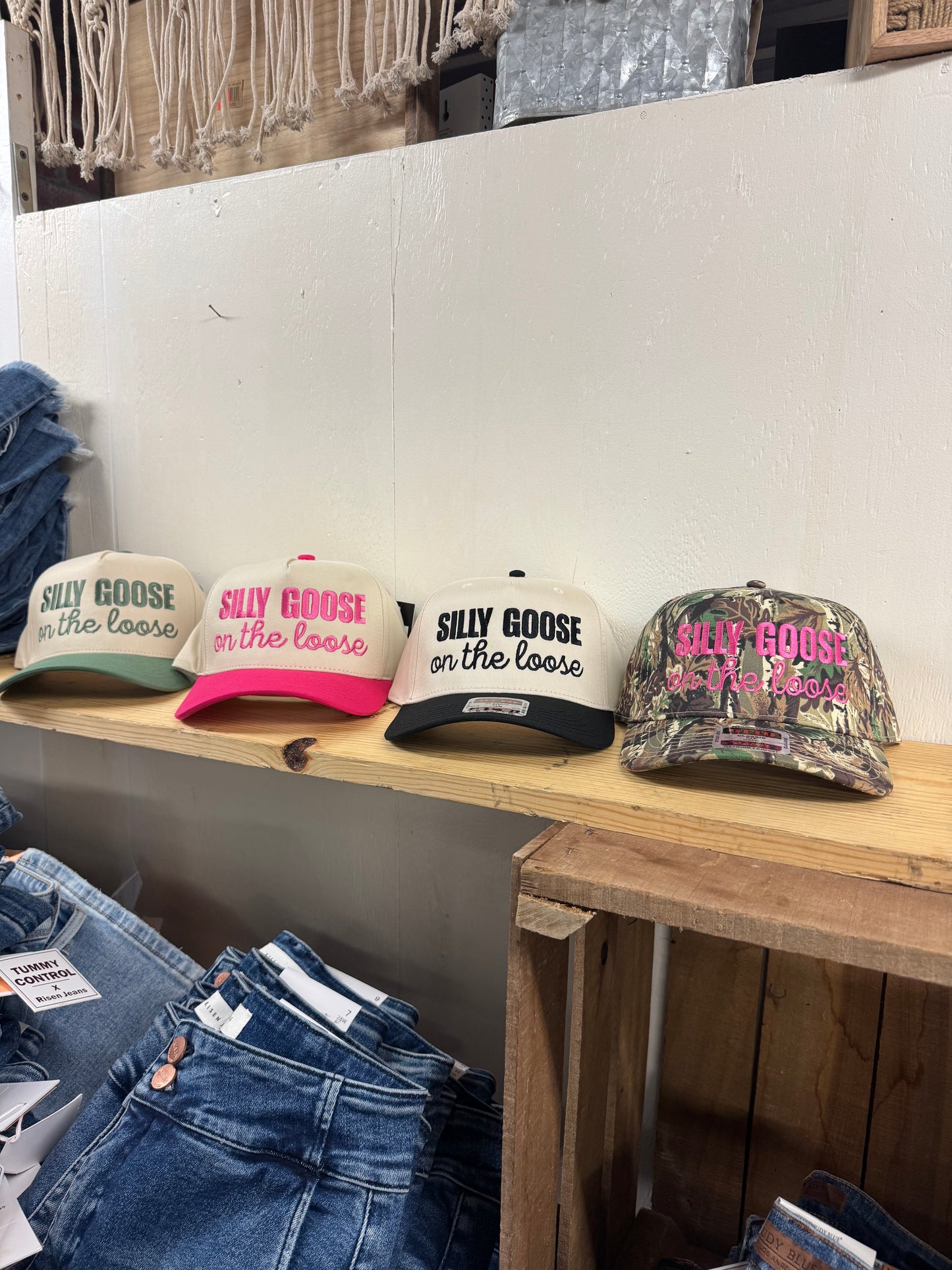 Silly Goose Embroidered Cap