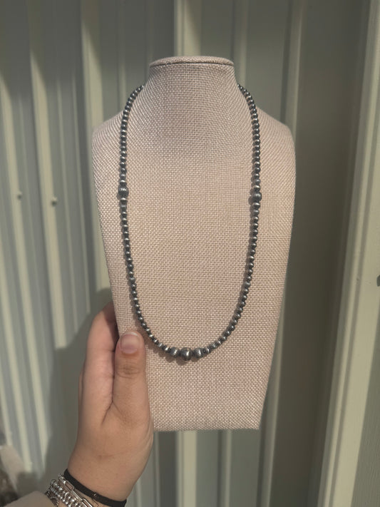 Graduated Corrugated Necklace