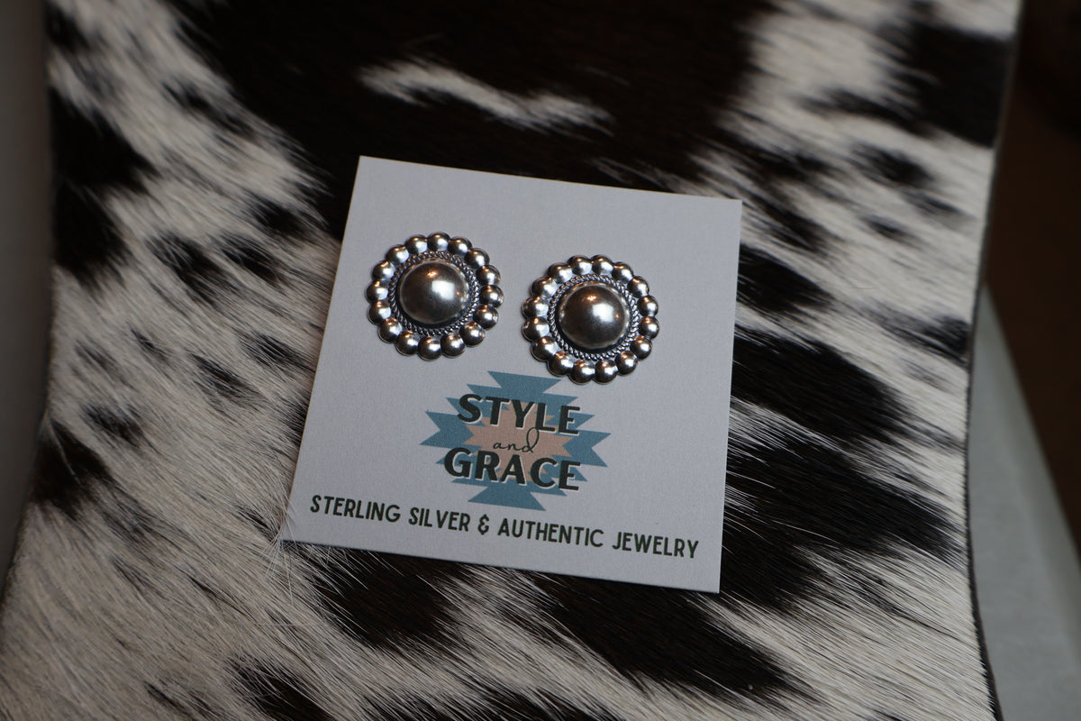Bubble Concho Earrings