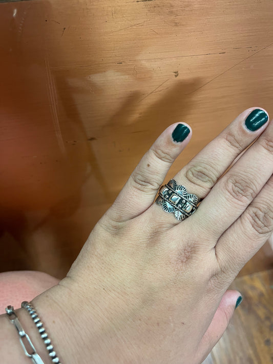 Silver Scallop Ring