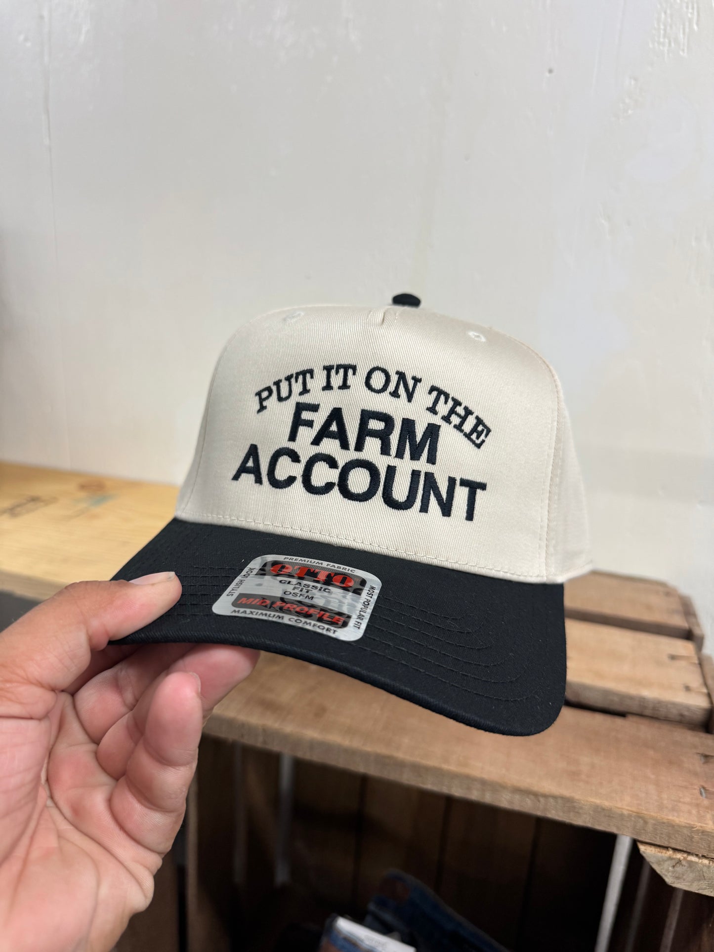 Farm Account Embroidered Cap