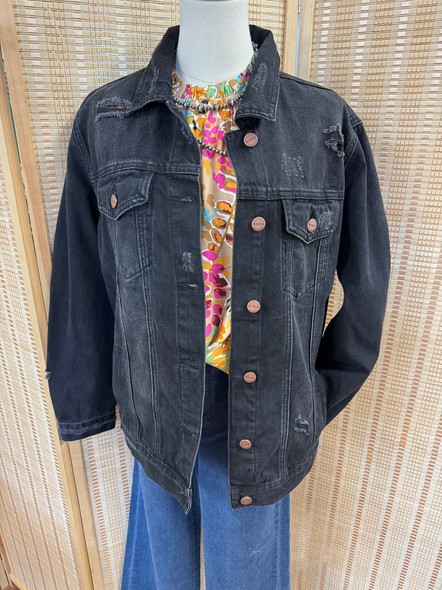 Black Jean Jacket