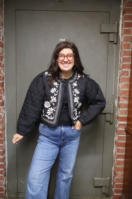Floral Quilted Jacket