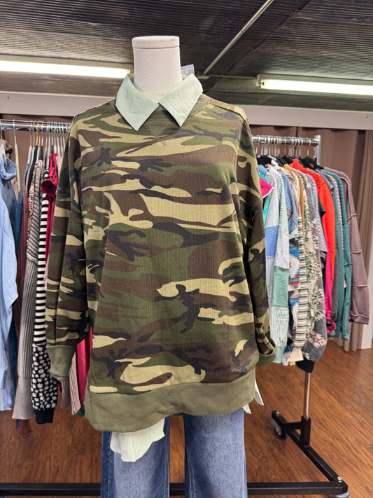 Camo Pullover