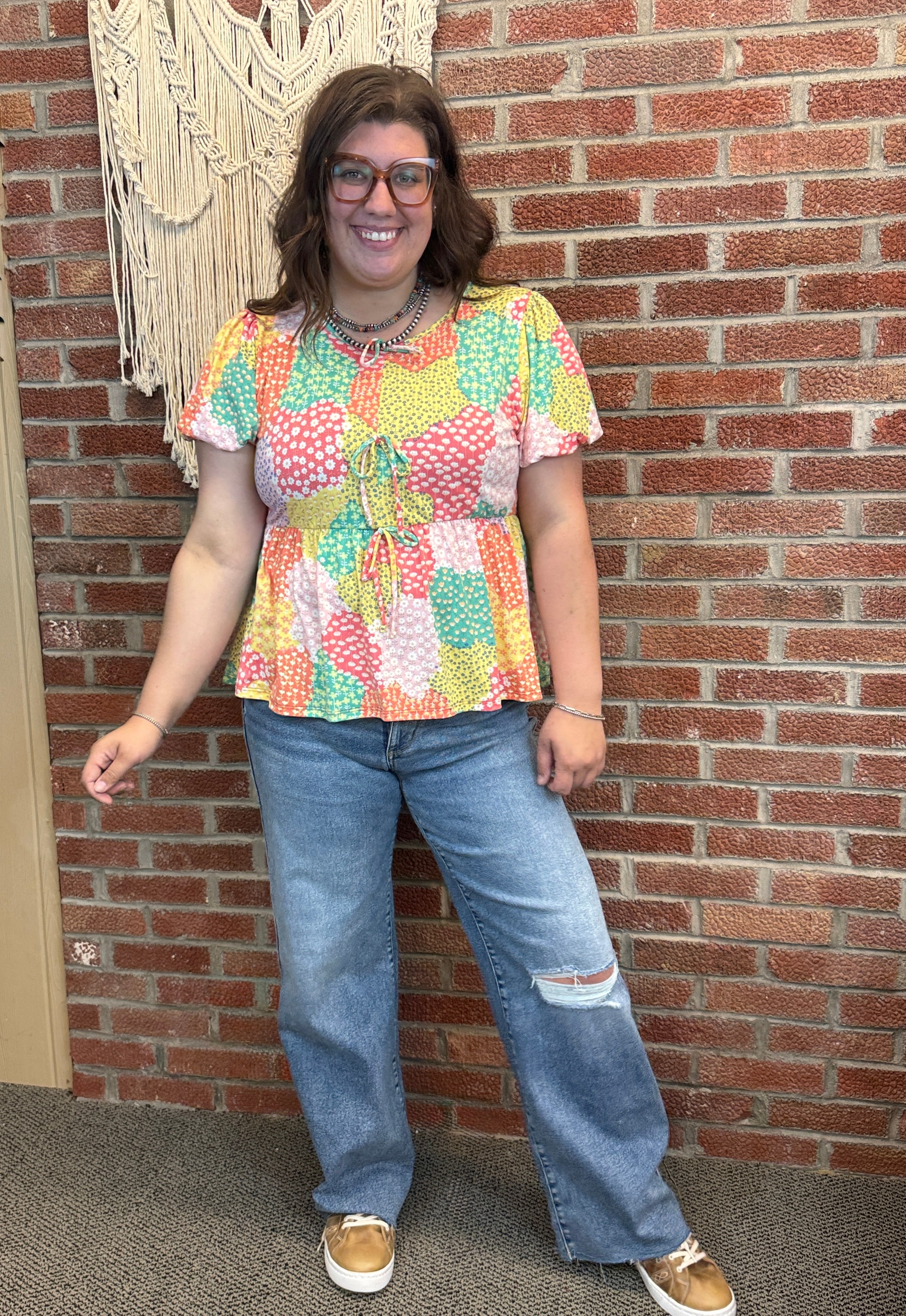 JB Vintage Wash Wide Leg Jeans