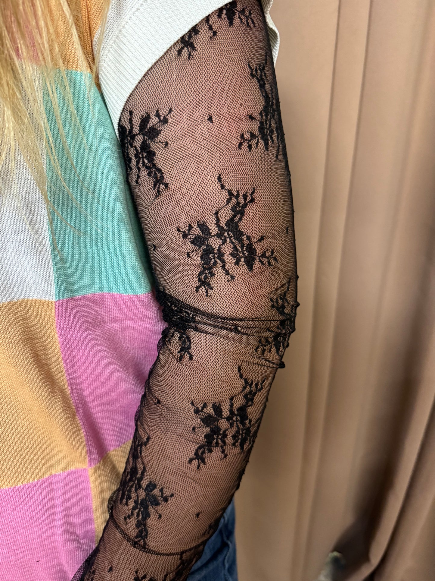 Black Lace Undershirt