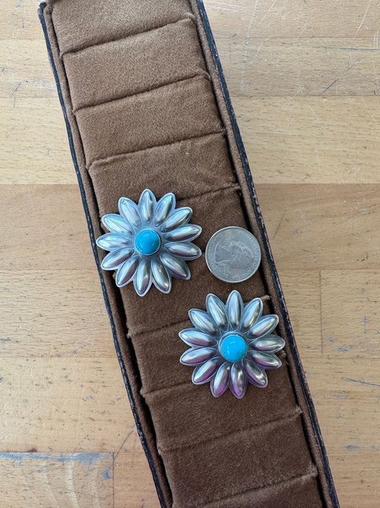Flower Concho Earrings