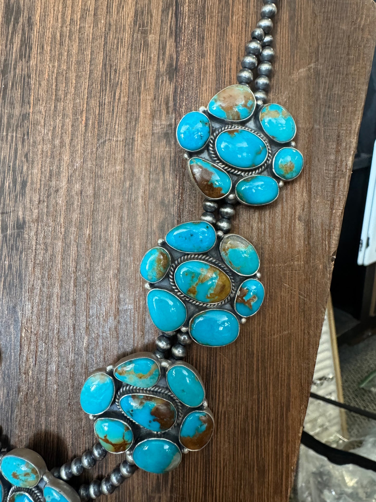 Kingman Cluster Necklace